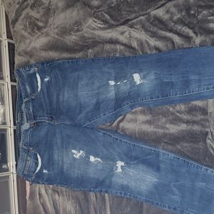 Used,  Old Navy Rockstar Jeans, distressed